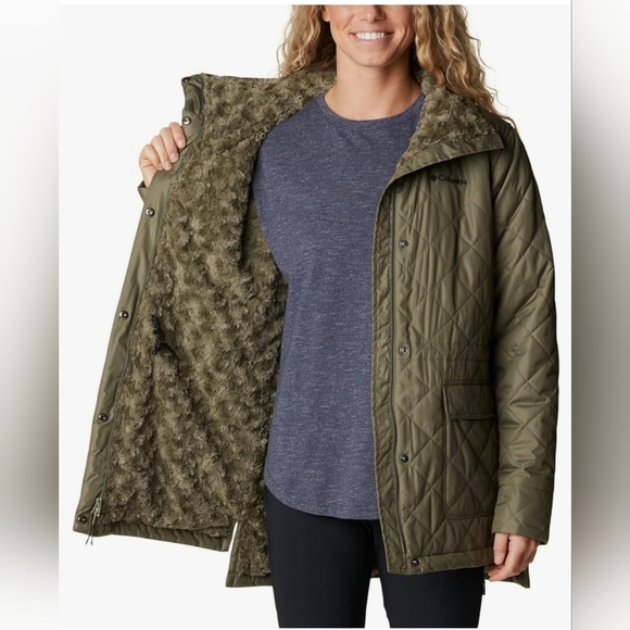 $200 Columbia Womens Copper Crest Novelty Quilted Jacket - Picture 5 of 14